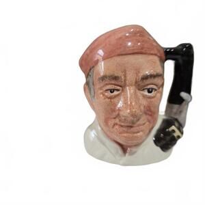 Royal Doulton Blacksmith Mini Character Jug / D6585 / 2.5" / Vintage